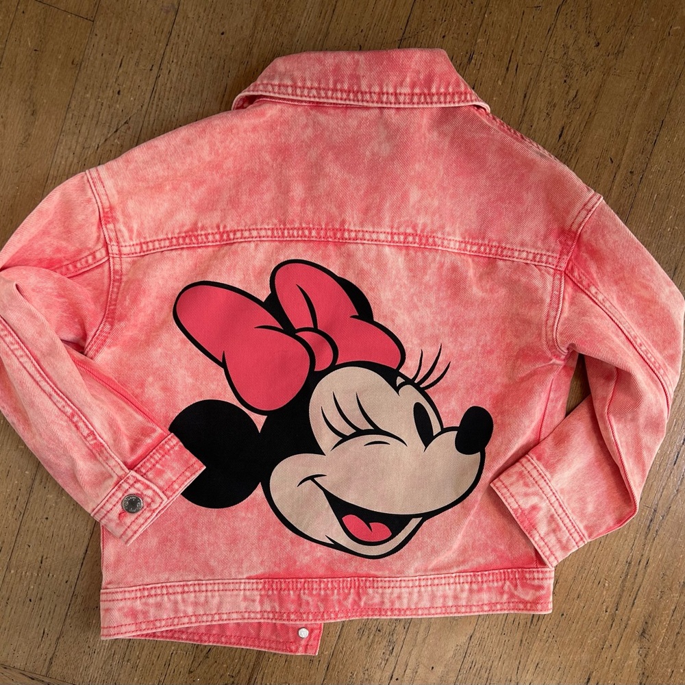 Disney Kids Pink Jacket with Minnie Mouse Design